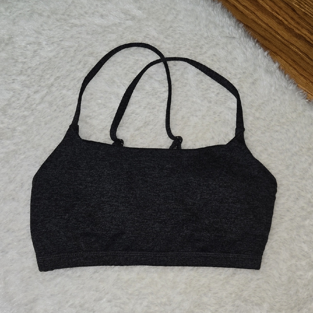 Rabbit Black Sports Bra, Womens Small